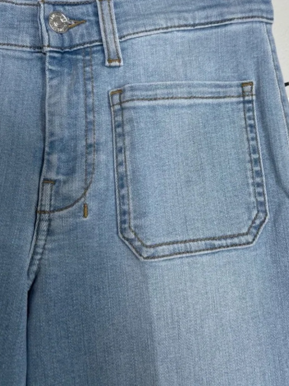7 For All Mankind Dojo Tailorless Sirte Flare Leg Trouser Denim Jeans | Size 25 - Picture 2 of 7